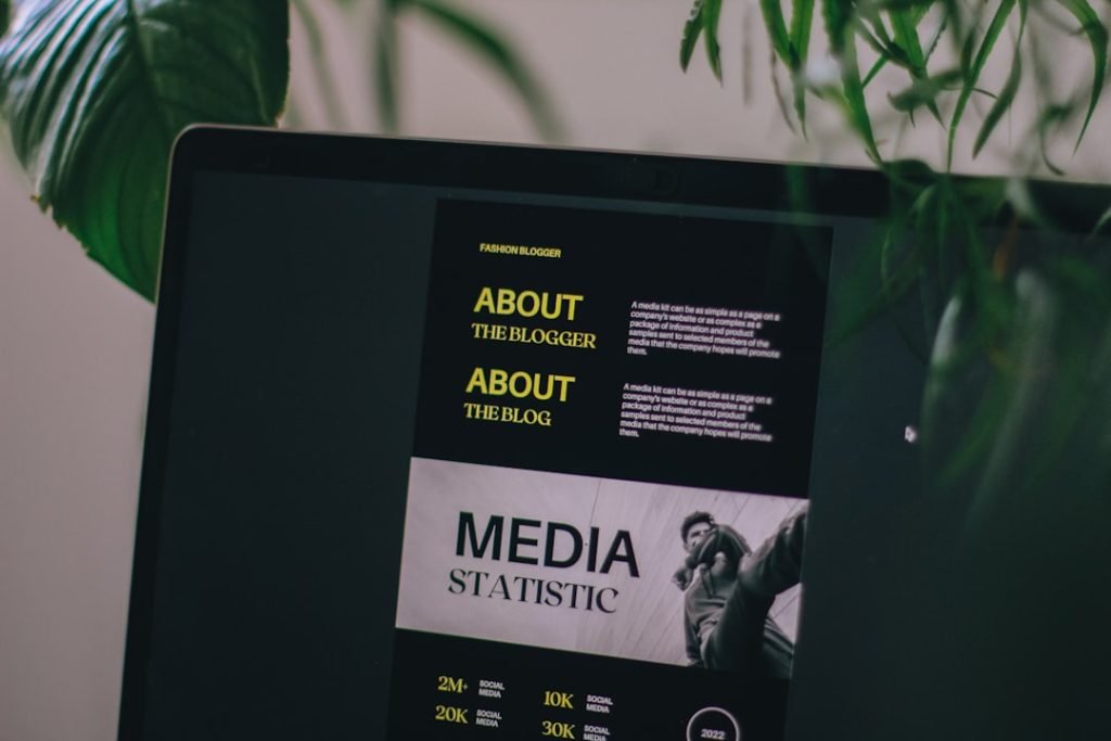 Photo Media Kit Template